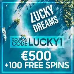 lucky dreams bonus code und free spins