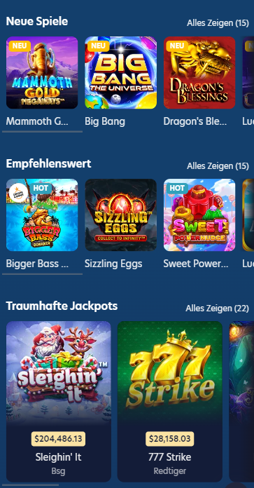 lucky dreams casino mobile app